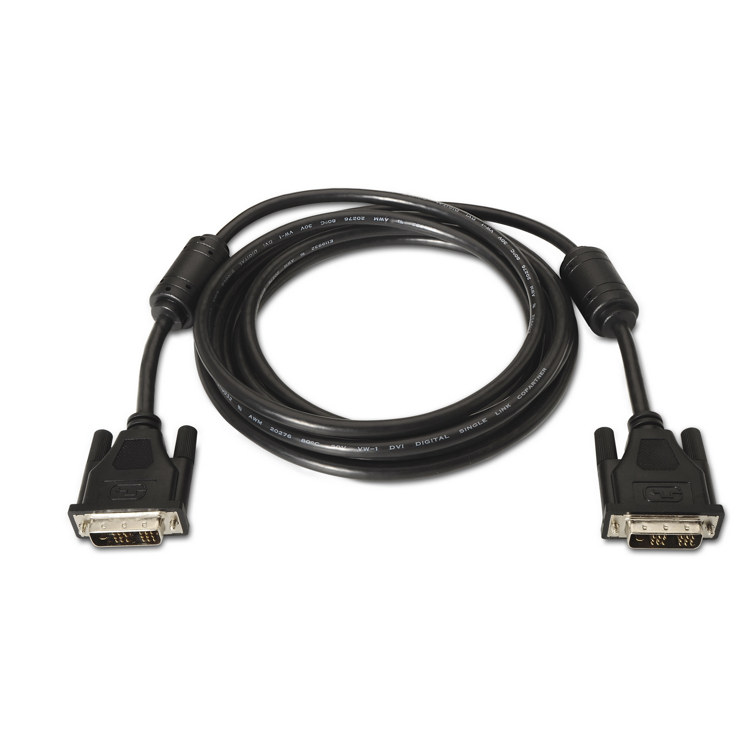 AISENS A117-0088 cable DVI 5 m DVI-D Negro - Imagen 2