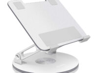 AISENS Soporte de Sobremesa Giratorio Ajustable Para Portatil / Tablet 7-13, Plata