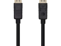 AISENS Cable DisplayPort V1.2 4K@60Hz, DP/M-DP/M, Negro, 1.0m