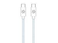 Celly USBCUSBCCOTTLB cable USB 1,5 m USB C 60 W Azul, Blanco