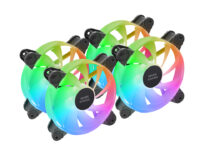 Mars Gaming MF-4A Carcasa del ordenador Ventilador 12 cm Negro 4 pieza(s)