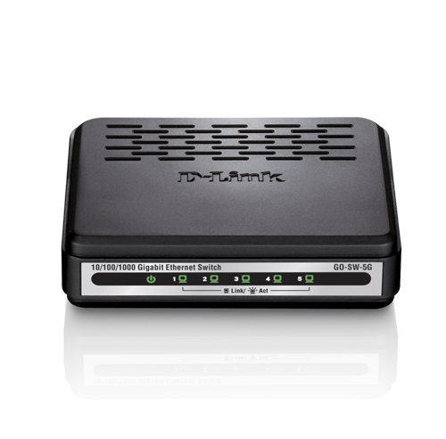 D-Link GO-SW-5G switch No administrado Negro