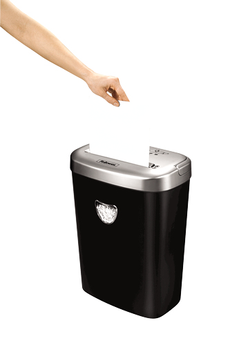 Fellowes 53C triturador de papel Corte cruzado 22 cm Negro - Imagen 3