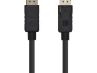 AISENS Cable Displayport V1.4 8K@60HZ, DP/M-DP/M, Negro, 2.0m