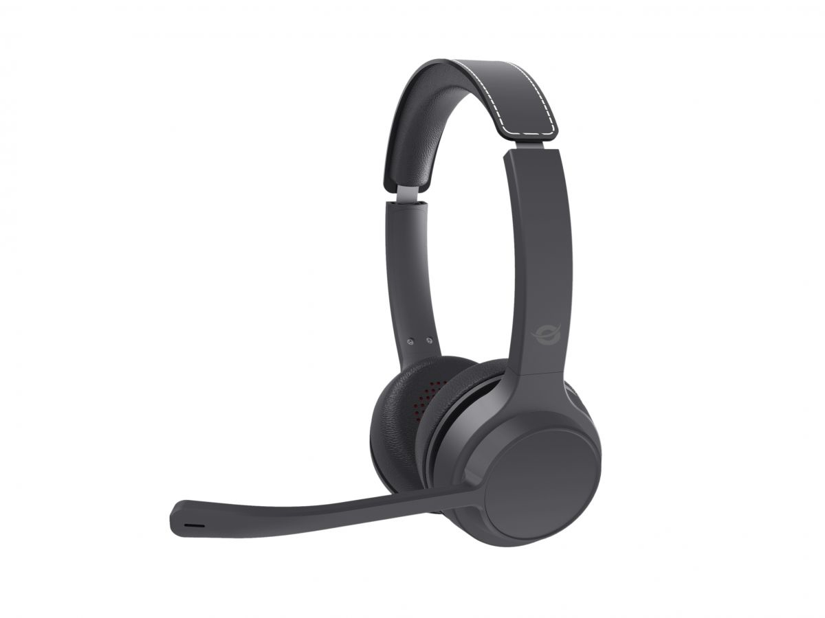 Conceptronic POLONA04B auricular y casco Auriculares Inalámbrico y alámbrico Diadema Llamadas/Música USB Tipo C Bluetooth Negro
