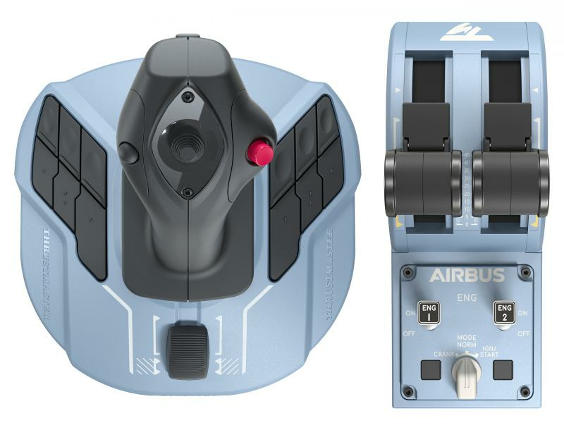 Thrustmaster TCA Officer Pack Airbus Edition Negro, Azul USB Simulador de Vuelo Analógico/Digital PC - Imagen 2