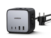 Ugreen Diginest Cube 7-in-1 3 salidas AC Tipo C 1,8 m 4 3680 W Negro