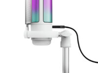 Trust GXT 238W Auron Gris, Blanco Micrófono para crear podcasts