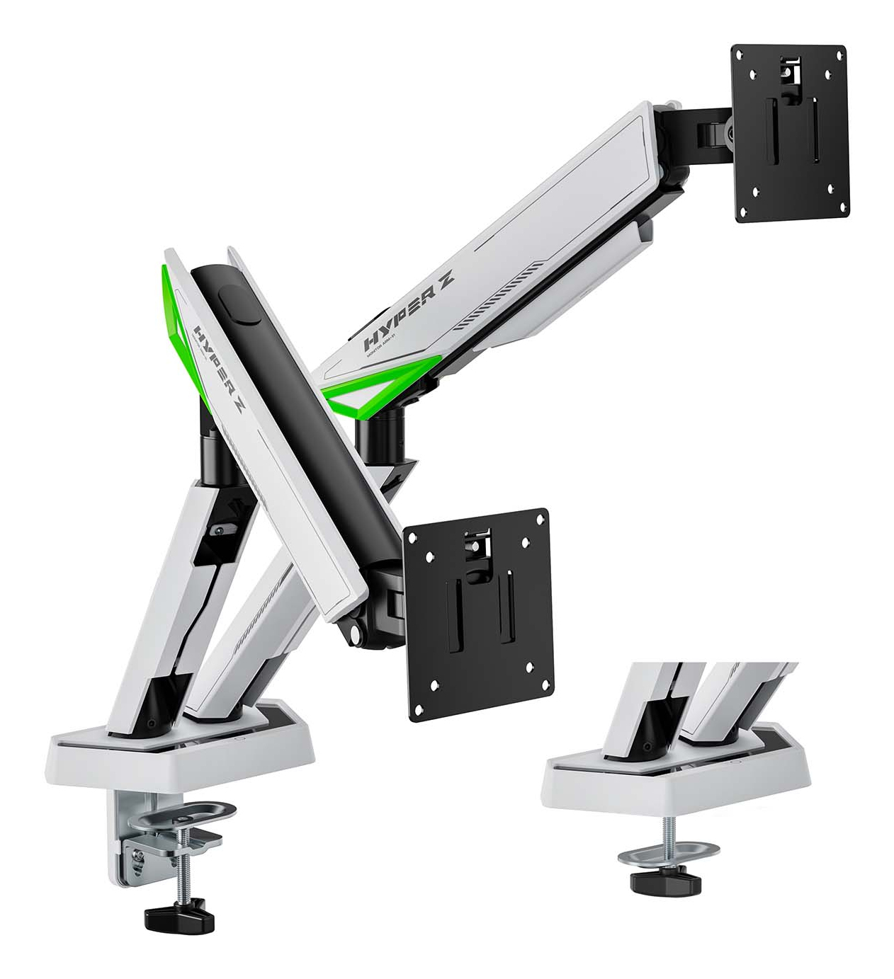 AISENS DT38TSR-345 soporte para monitor 96,5 cm (38') Escritorio Negro, Blanco