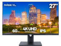 Nilox MONITOR 27' NXM274KD11 IPS 4K 350 2HDMI DP USB 5MS pantalla para PC 68,6 cm (27') 3840 x 2160 Pixeles 4K Ultra HD LED