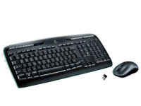 Logitech MK330 teclado Ratón incluido Oficina USB QWERTY Español Negro, Gris