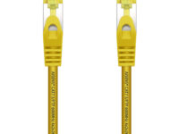 AISENS Cable De Red Latiguillo RJ45 LSZH Cat.7 600 MHz S/FTP PIMF AWG26, Amarillo, 0.5 m