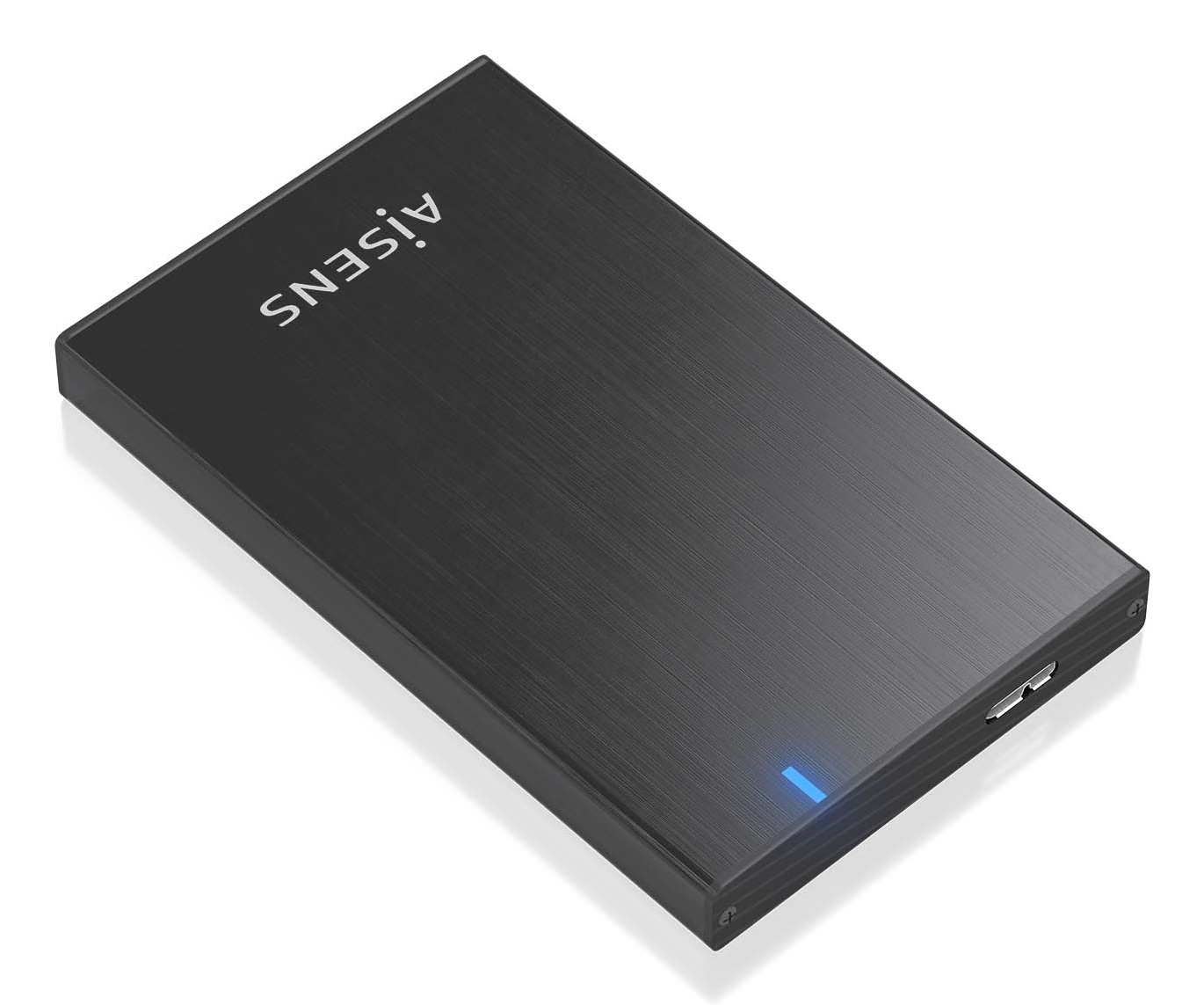 AISENS Caja externa 2.5' ASE-2527B 9.5mm SATA a USB 3.0/USB3.1 Gen1, Negro