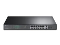 TP-Link TL-SG1218MPE switch Gestionado L2 Gigabit Ethernet (10/100/1000) Energía sobre Ethernet (PoE) 1U Negro