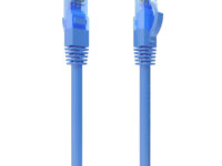 AISENS Cable De Red Latiguillo RJ45 Cat.6 UTP AWG26 CCA, Azul, 0.5 m