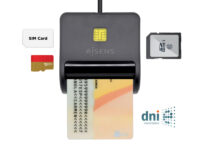 AISENS Lector de Tarjeta Inteligente DNI con Lector de Tarjetas SIM, SD, Micro SD, MMC, RS-MMC, MMC Micro, Negro