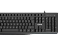 Nilox NXKME0012 teclado Ratón incluido Universal USB QWERTY Español Negro
