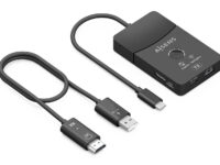 AISENS Docking USB-C a HDMI 1080P@60Hz (Inalámbrico) 30M, 1xHDMI 4K60HZ (Cable) 2xUSB-C 1xUSB-A 1xUSB-C PD 100W, Negro