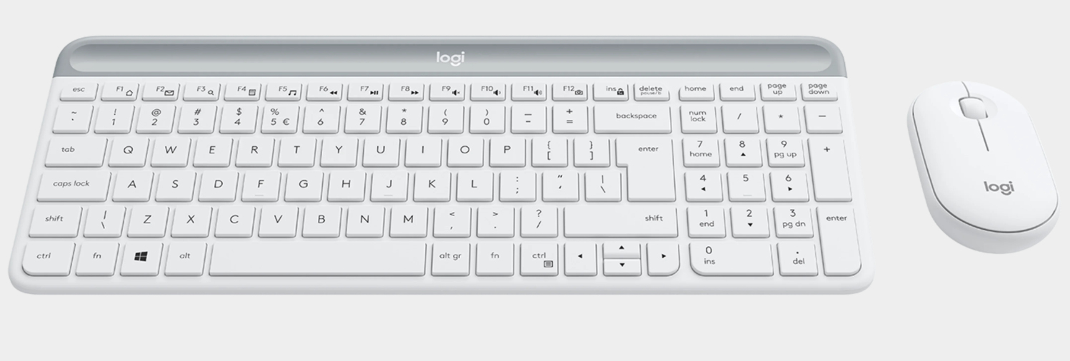 Logitech 920-009199 teclado Ratón incluido Oficina RF inalámbrico Español Blanco - Imagen 3
