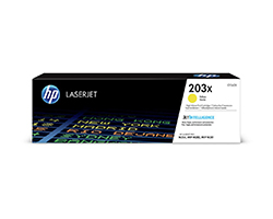 HP LaserJet Cartucho de tóner Original 203X amarillo de alta capacidad