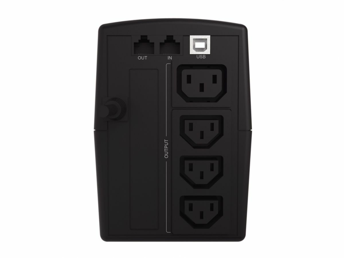 Conceptronic ZEUS07E sistema de alimentación ininterrumpida (UPS) Línea interactiva 1 kVA 600 W 4 salidas AC - Imagen 2
