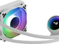 Aerocool MIRAGEL120W Refrigeración Líquida CPU Ventilador 12cm ARGB TDP 200W Blanco
