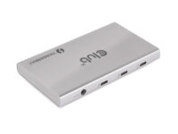 CLUB3D CSV-1580 base para portátil y replicador de puertos Acoplamiento Thunderbolt 4 Plata