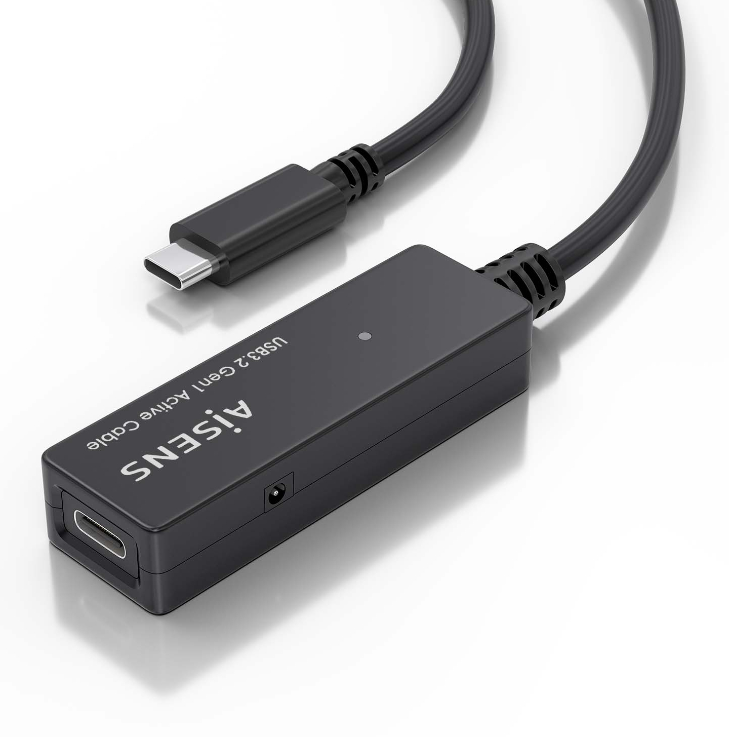AISENS Cable USB 3.2 Gen1x1 prolongador con Amplificador, USB-C/M-USB-C/H, Negro, 5.0m - Imagen 3