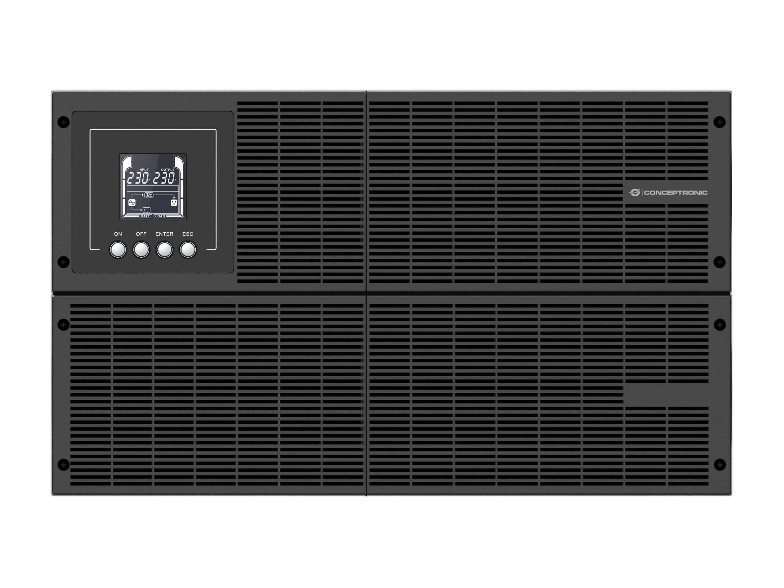 Conceptronic ZEUS51E6K sistema de alimentación ininterrumpida (UPS) Doble conversión (en línea) 6 kVA 6000 W - Imagen 2