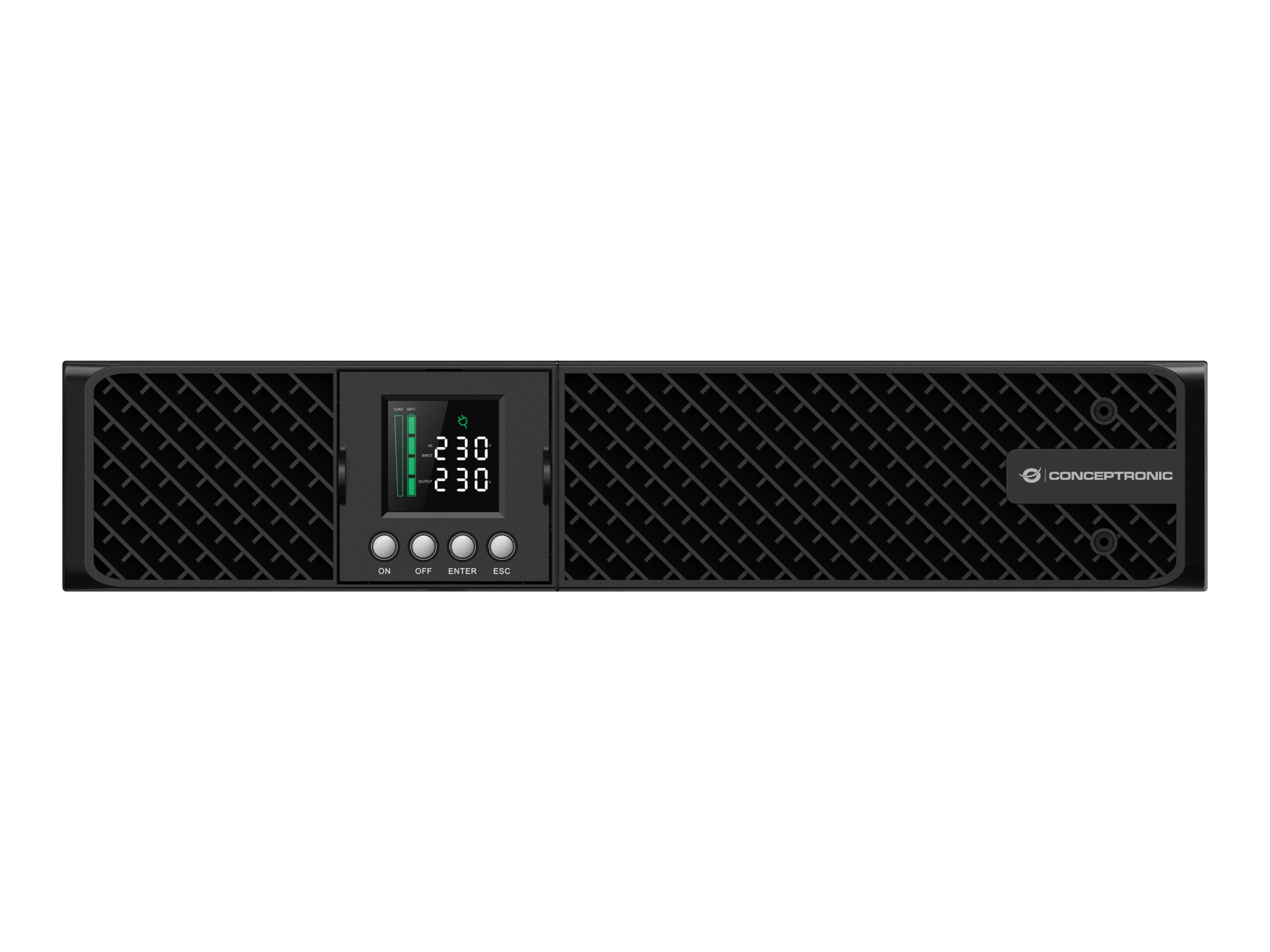 Conceptronic ZEUS51E2K sistema de alimentación ininterrumpida (UPS) Doble conversión (en línea) 2 kVA 2000 W 8 salidas AC - Imagen 2