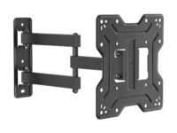 AISENS Soporte Eco Giratorio, Inclinable Para Monitor/TV 30kg (3 Pivotes) De 23'-43', Negro