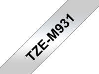 Brother TZE-M931 cinta para impresora de etiquetas Negro sobre plata