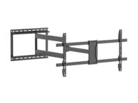 AISENS Soporte Pro Giratorio, Inclinable y Nivelable para Monitor/TV 50kg de 43'-80', Negro