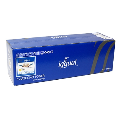 iggual Tóner Reciclado Oki 42127405 Amarillo