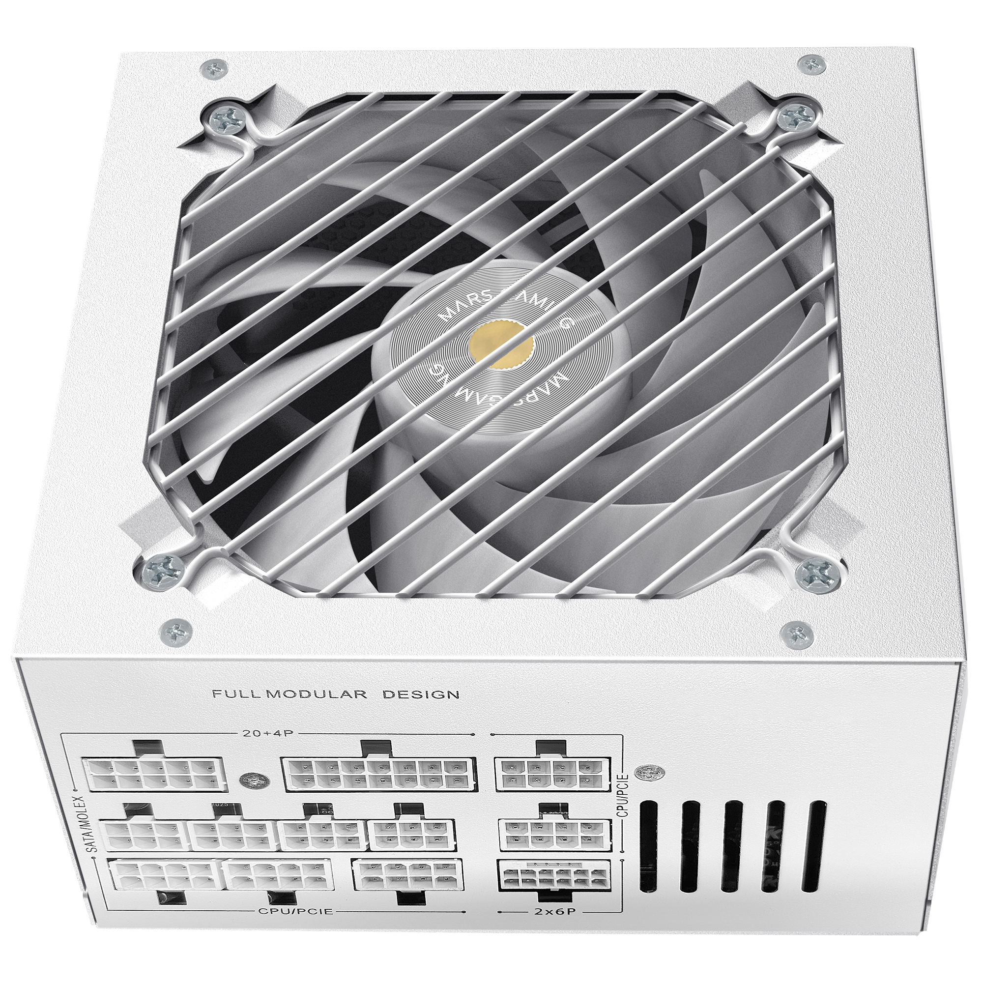 Mars Gaming MPB1000PSIW unidad de fuente de alimentación 1000 W 24-pin ATX ATX Blanco - Imagen 2