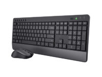 Trust Trezo teclado Ratón incluido Universal RF inalámbrico QWERTY Español Negro
