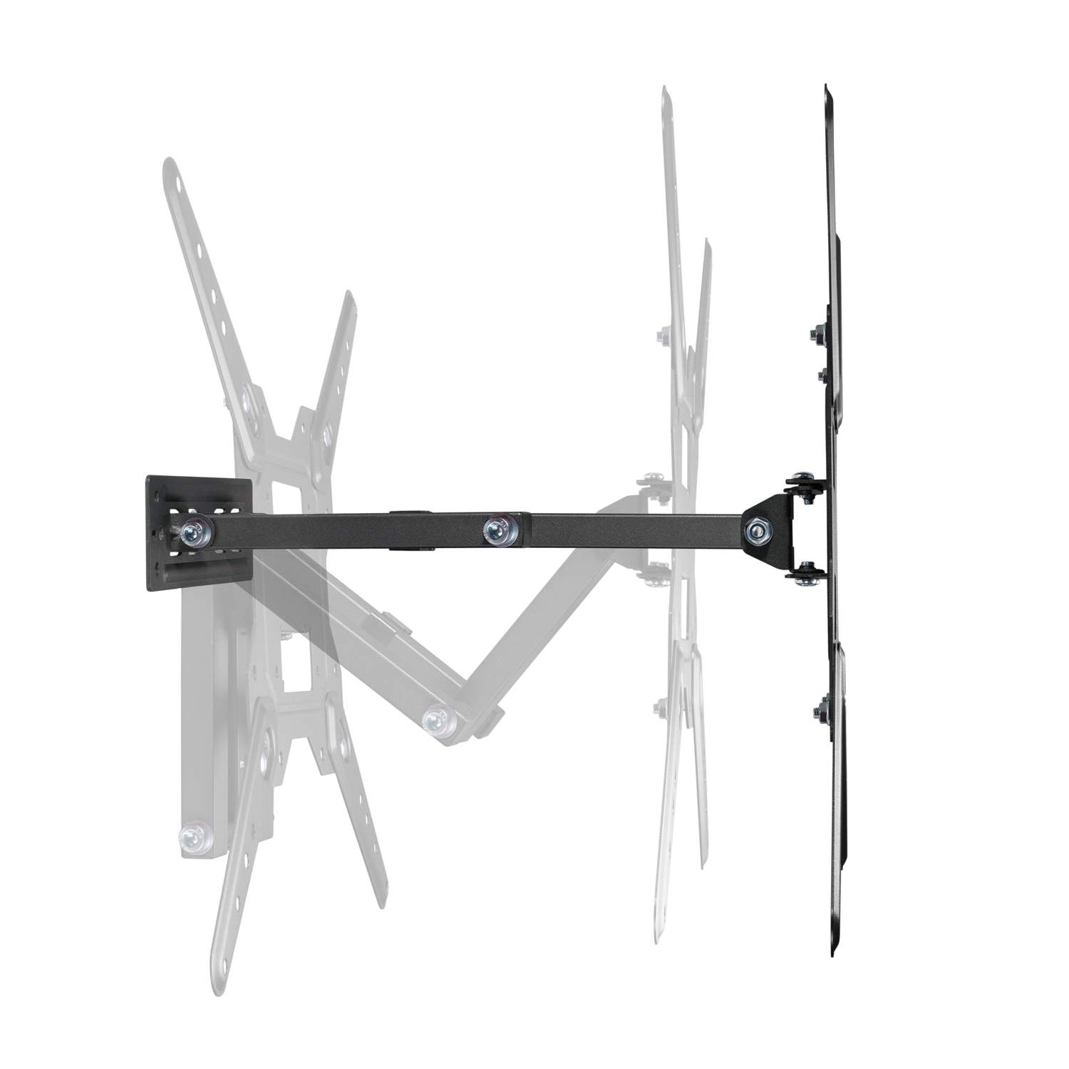 AISENS Soporte Eco Giratorio, Inclinable Para Monitor/TV 30kg (3 Pivotes) De 23-55, Negro - Imagen 3