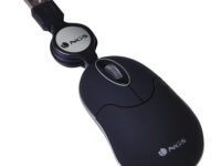 NGS SINBLACK ratón Viajes Ambidextro USB tipo A Óptico 1000 DPI