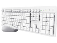 Trust Ody II Wireless teclado Ratón incluido Hogar / Oficina RF inalámbrico QWERTY Español Blanco