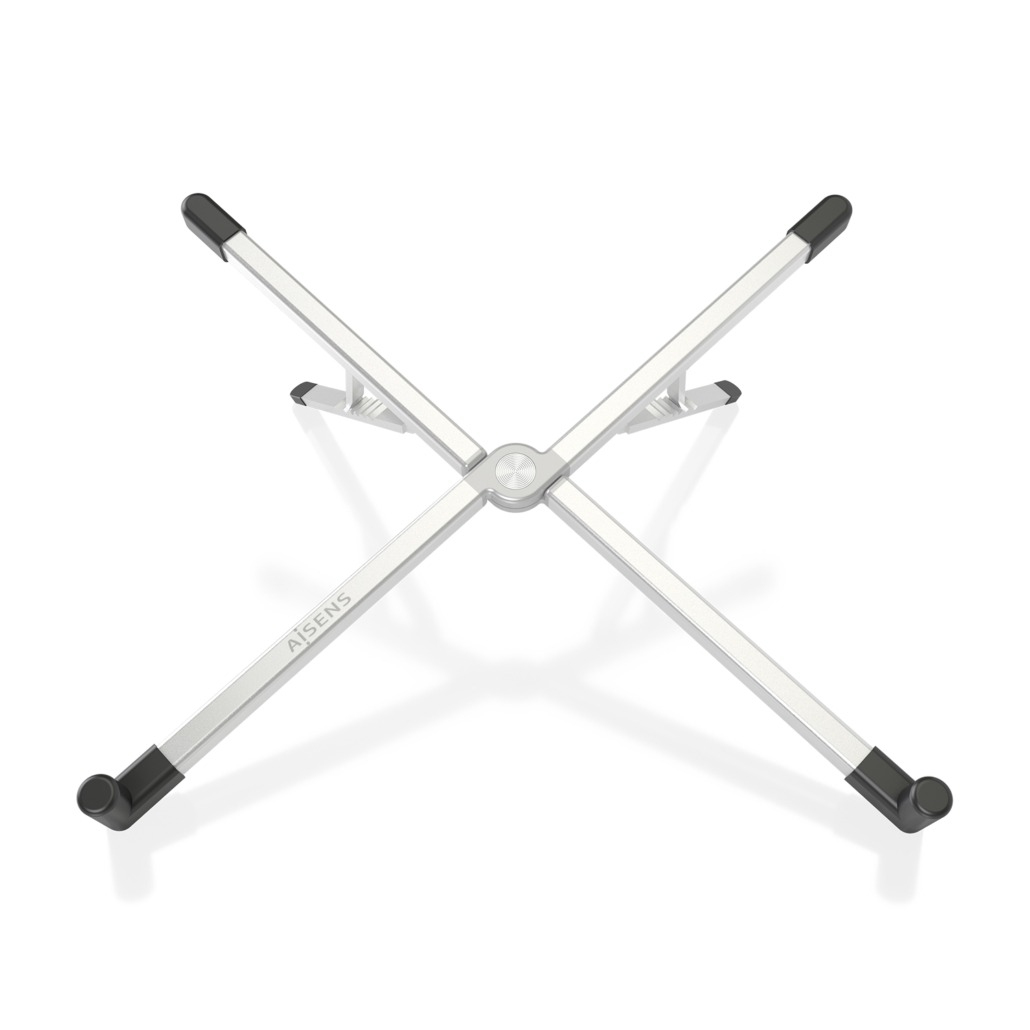 AISENS LPS4M-461 soporte para ordenador portátil Soporte para ordenador portátil y tableta Plata 38,1 cm (15') - Imagen 2
