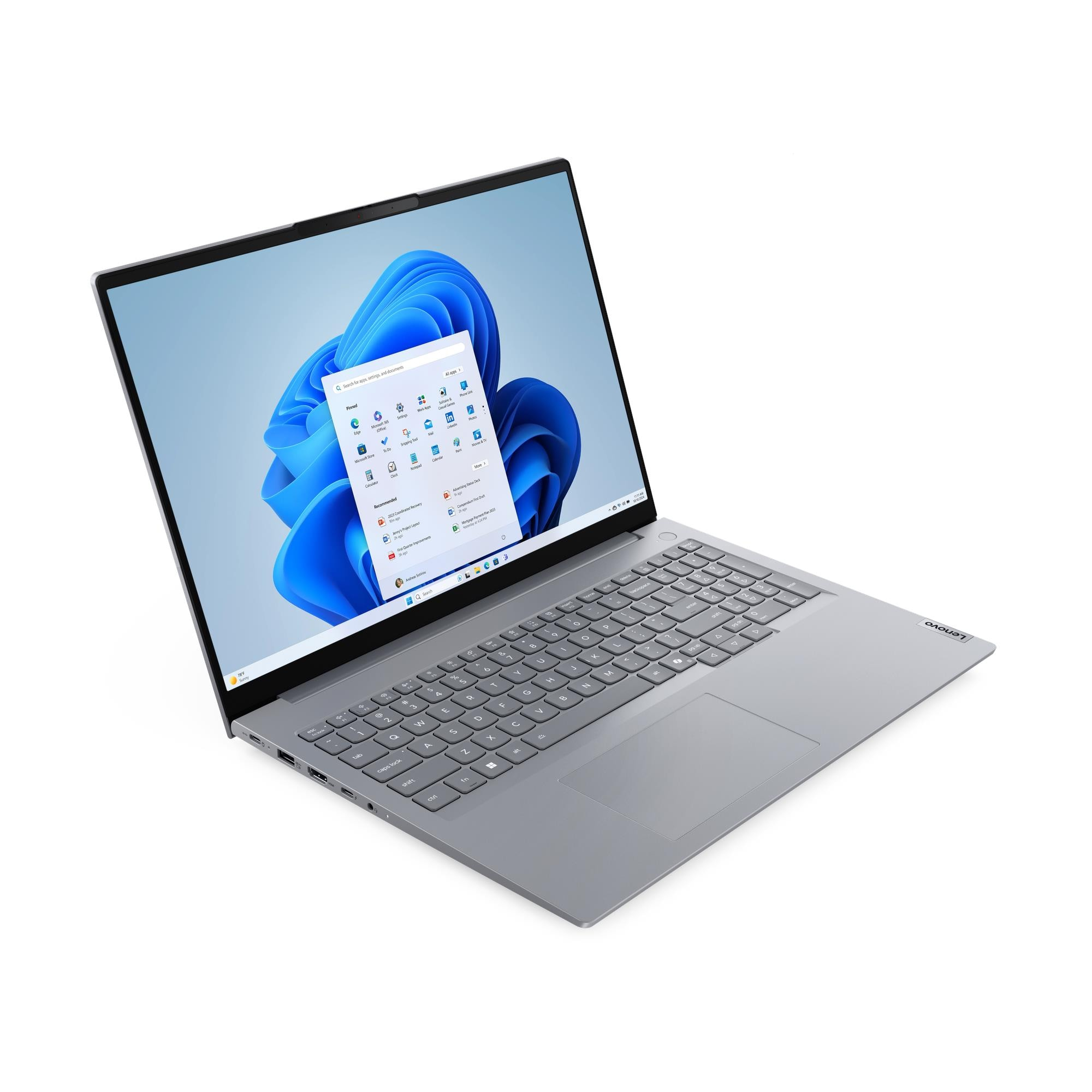 Lenovo ThinkBook 16 G9 IRL Intel Core 7 240H Portátil 40,6 cm (16') WUXGA 16 GB DDR5-SDRAM 512 GB SSD Wi-Fi 7 (802.11be) Windows 11 Pro Gris Español - Imagen 2