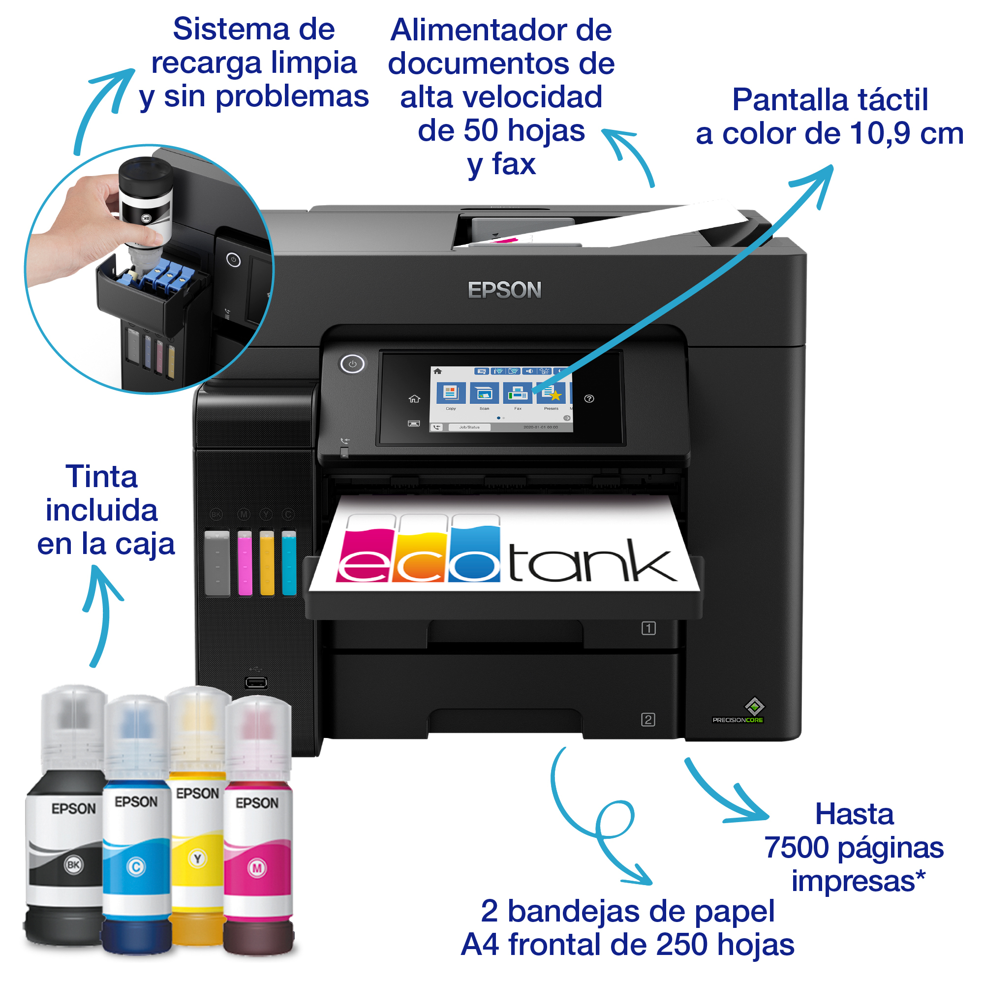 Epson EcoTank ET-5855 - Imagen 2