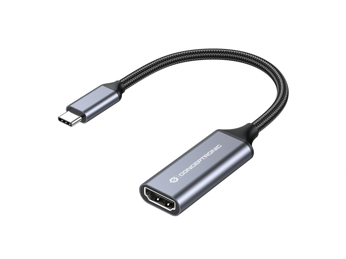Conceptronic ABBY09G Adaptador gráfico USB 4096 x 2160 Pixeles Gris