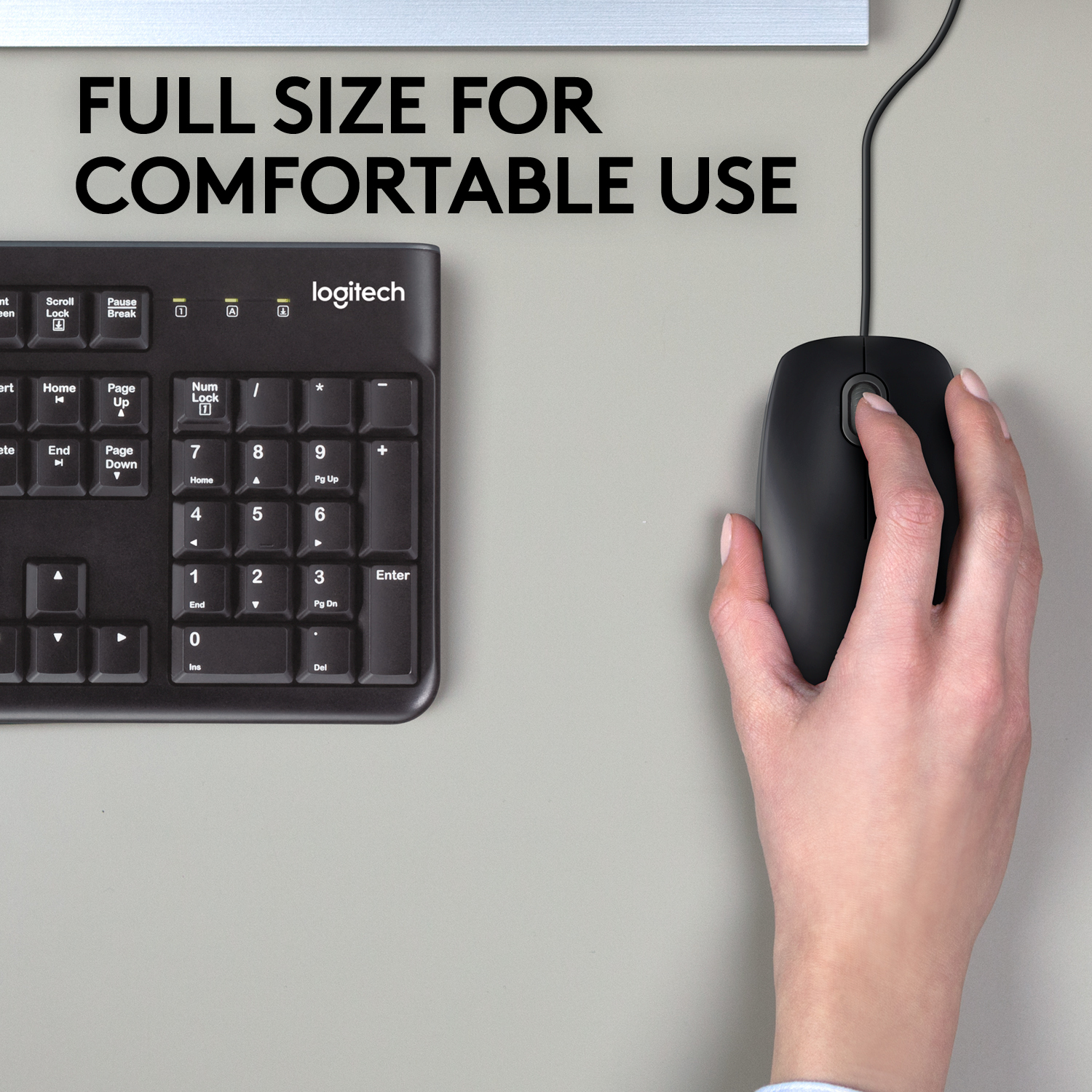 Logitech M110 Silent ratón Oficina Ambidextro USB tipo A Óptico 1000 DPI - Imagen 3
