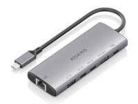 AISENS USB-C Dock 6 en 1, USB-C a 1xHDMI, 1xRJ45, 1xUSB-A 10G, 2xUSB-C 10G, 1xUSB-C PD, Gris, 20cm