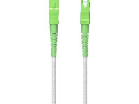 AISENS Cable Fibra Óptica Latiguillo G657A2 3.0 9/125 SMF Simplex CPR DCA LSZH, SC/APC-SC/APC, Blanco, 100 m