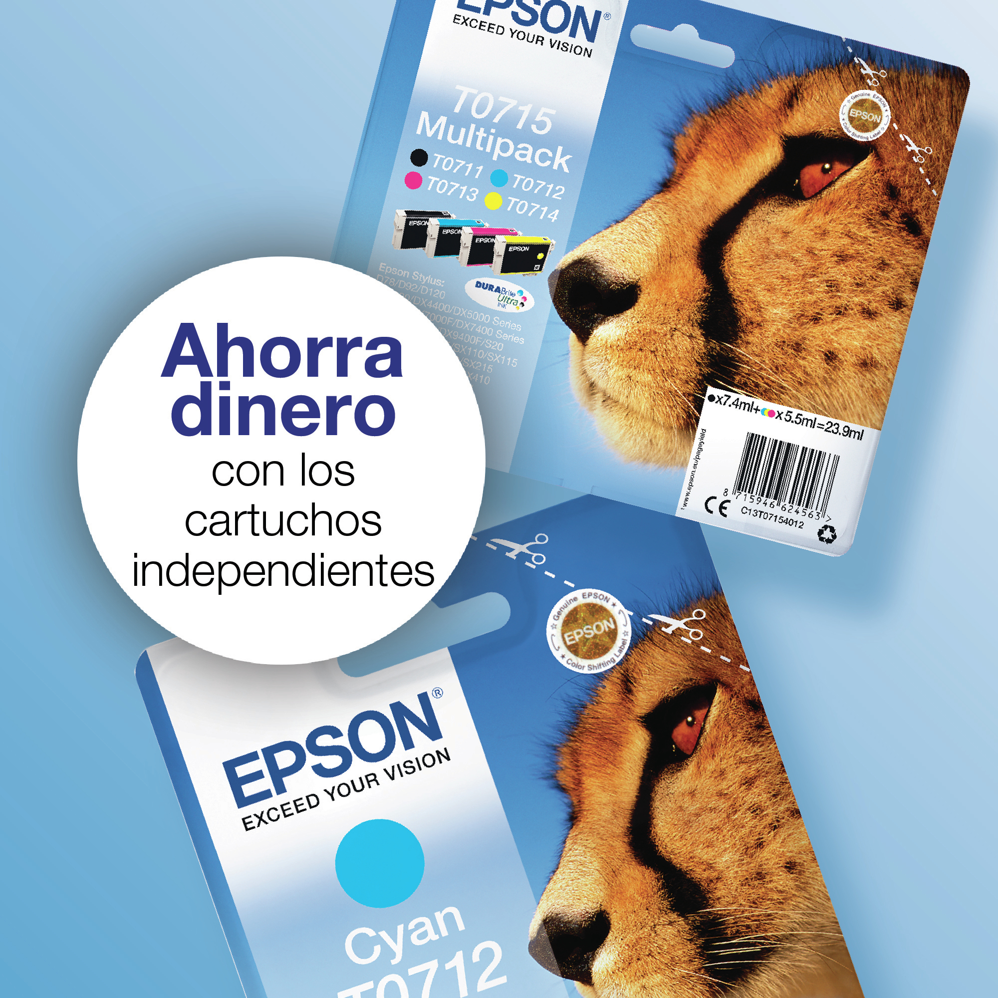 Epson Singlepack Magenta T0713 DURABrite Ultra Ink - Imagen 3