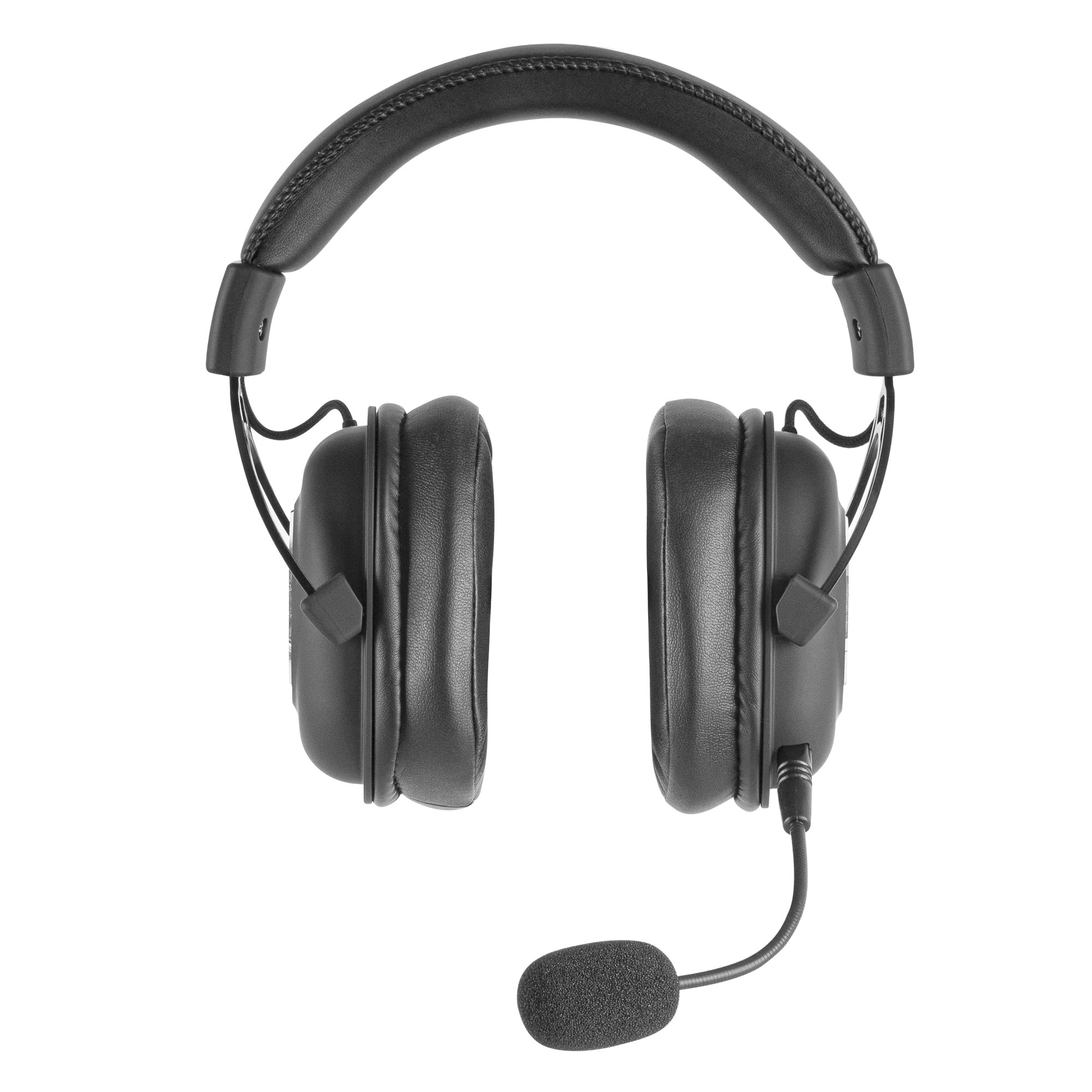 Mars Gaming MH6, Auriculares Neografeno, Micrófono Extraíble, Tarjeta Externa 7.1, Negro - Imagen 2