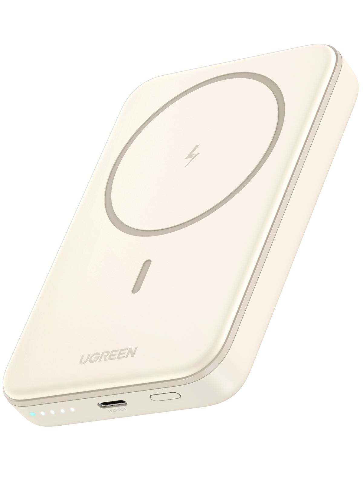 Ugreen 25208 batería externa 10000 mAh Cargador inalámbrico Beige