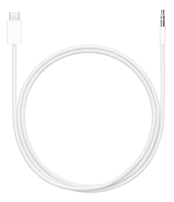Cable Apple USB-C a Jack de Audio 3.5mm 1.2m Blanco (MDV84ZM/A) - Imagen 2